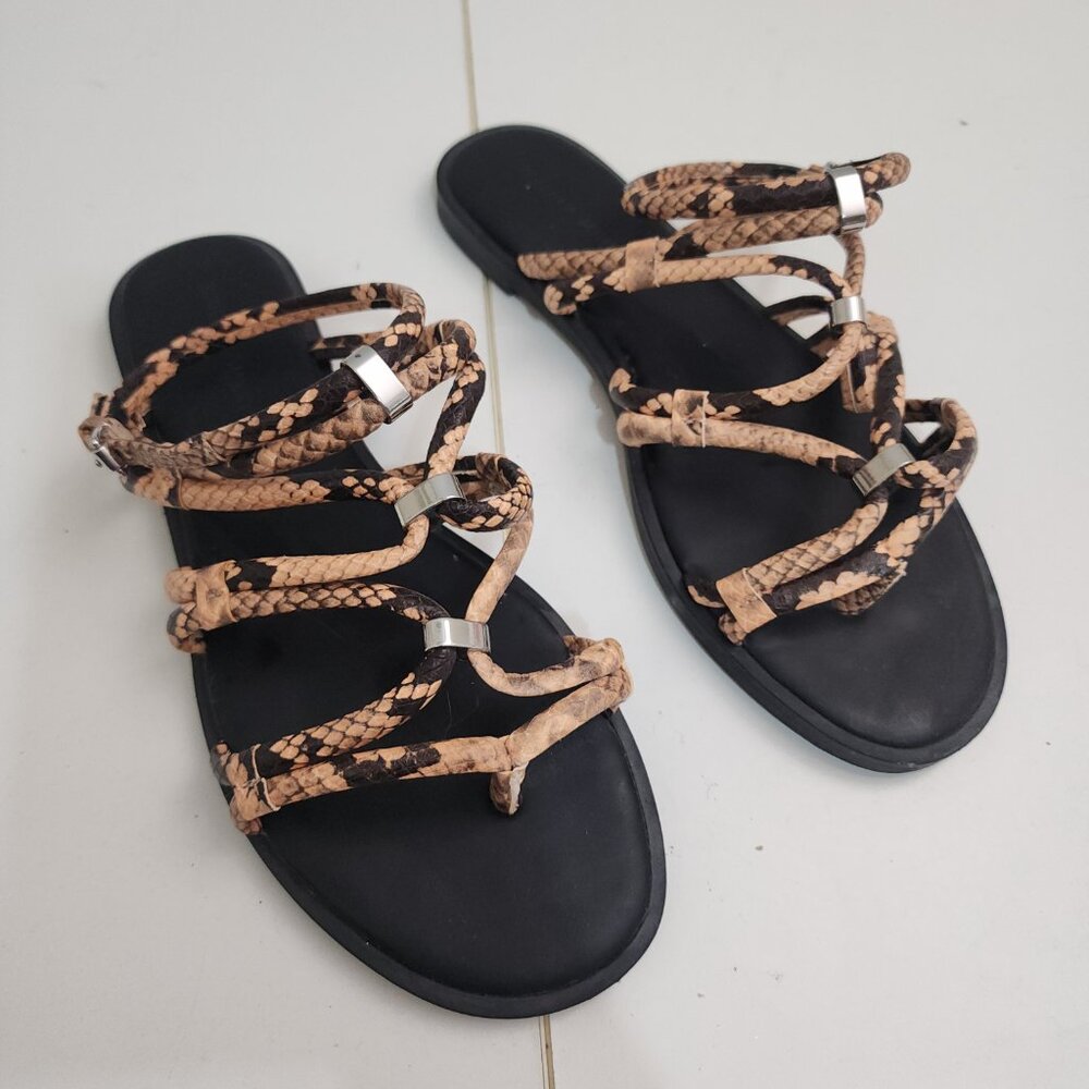 Rebecca Minkoff Sarle Strappy Sandal Rosewood Women's Size 8.5 - Picture 2 of 16